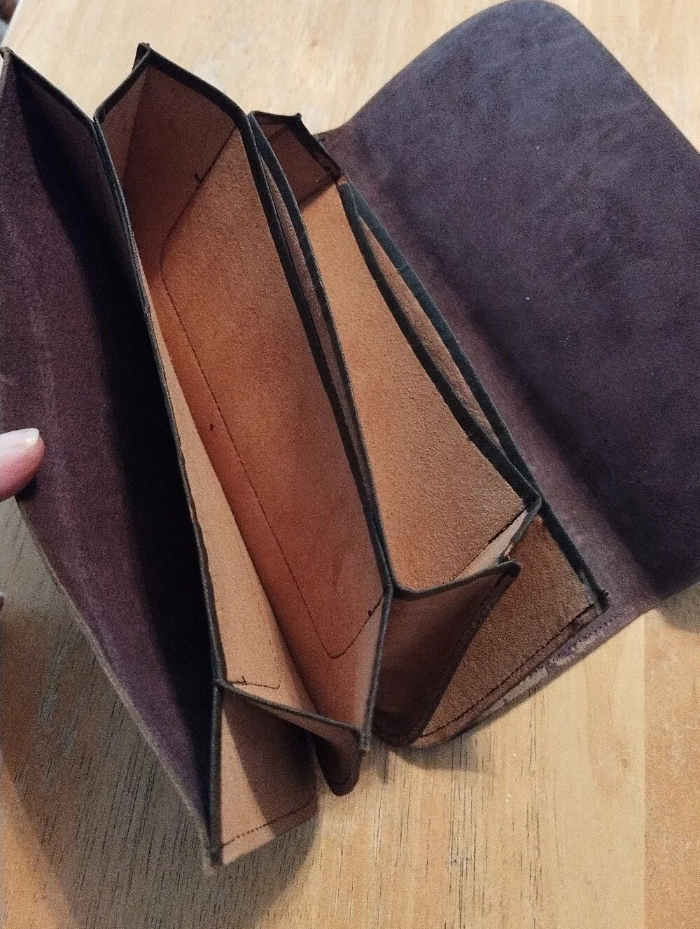 💼 Antique Leather Pocketbook/Billfold